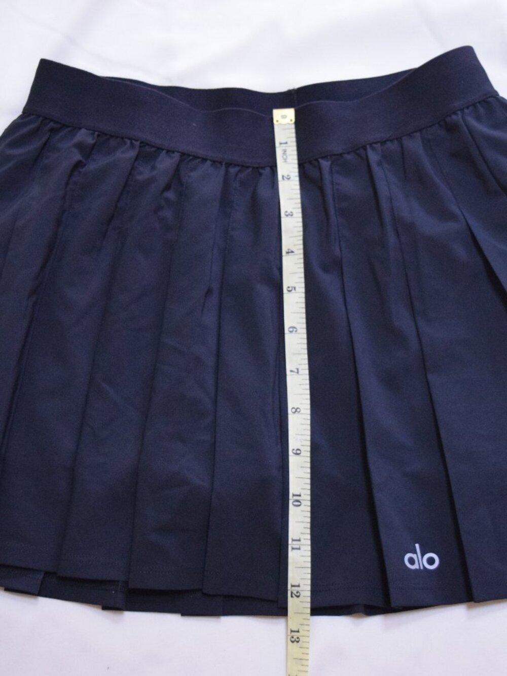 Alo Yoga Varsity Tennis Skirt Black